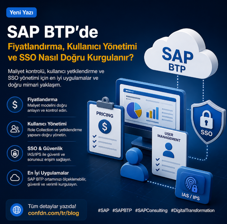 SAP BTP’de Fiyatlandırma, Kullanıcı Yönetimi ve SSO Nasıl Doğru Kurgulanır?