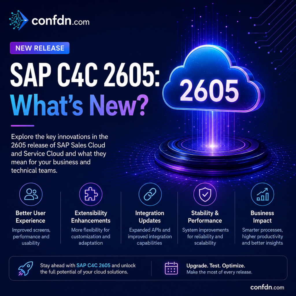 SAP C4C 2605: Neler Değişti?